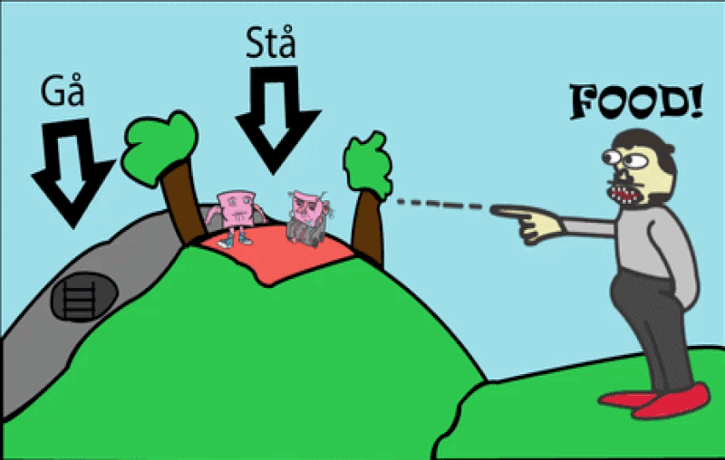 en animasjon i barneboka